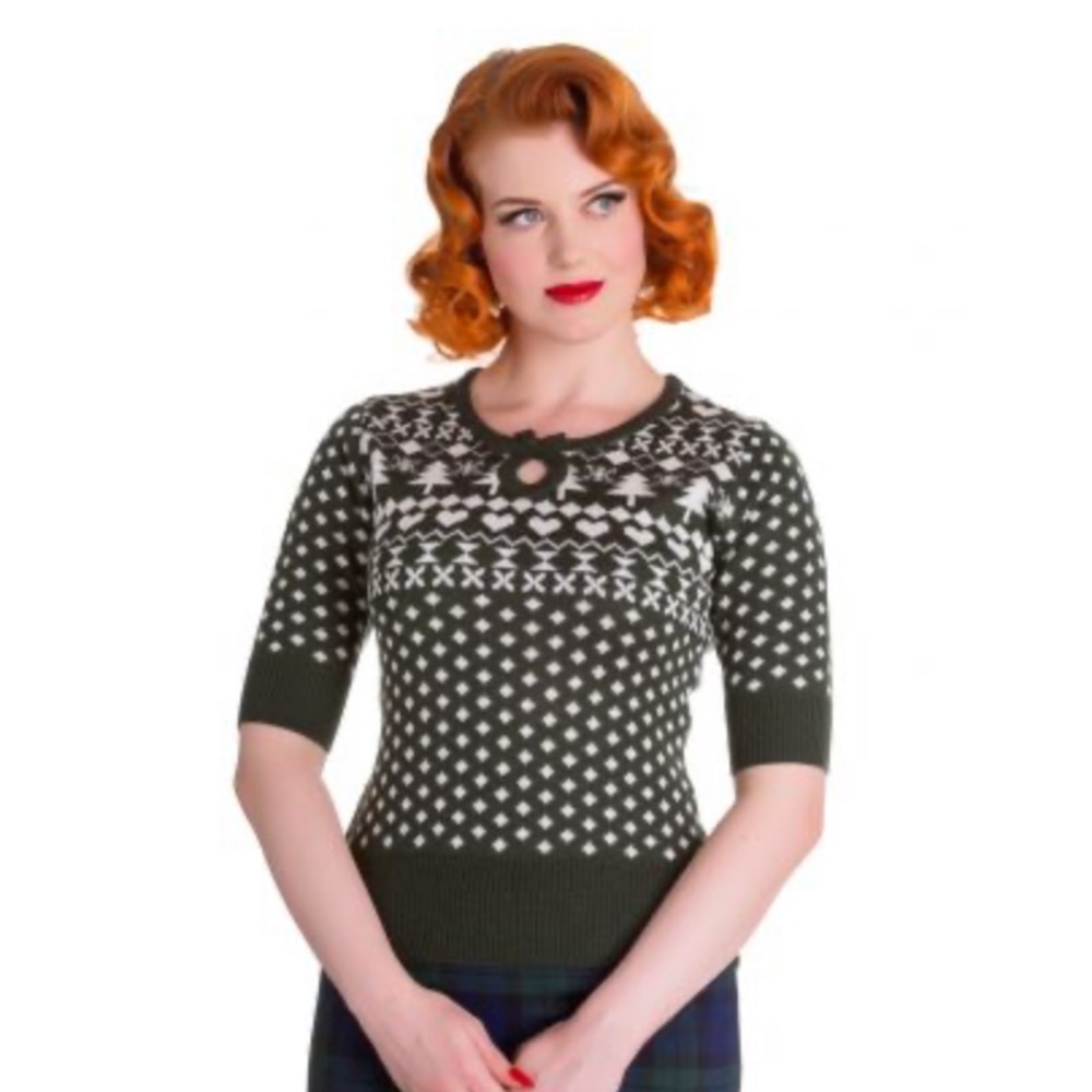 Hell Bunny Katherine Sweater size SMALL fits 4-6